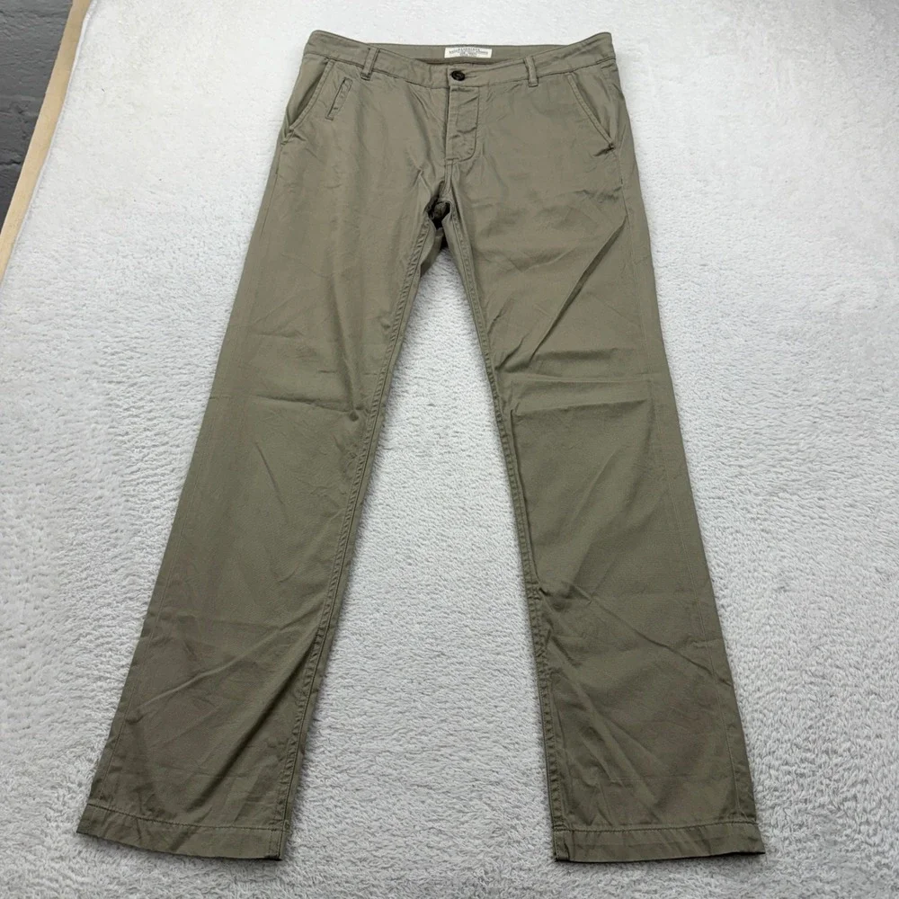 AllSaints‎ Chino Pants Khaki Straight Leg Cotton Men's Size 30